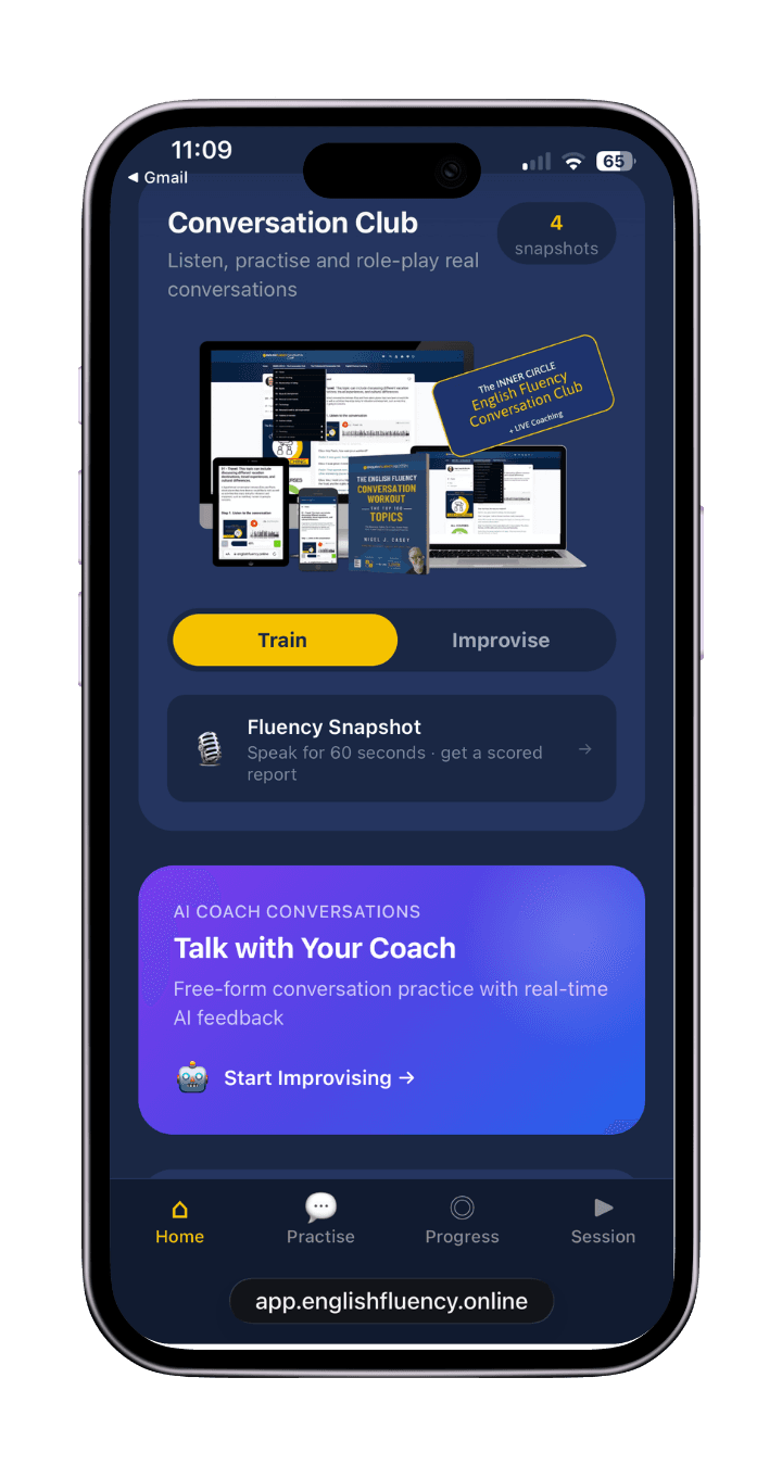 English Fluency Online app