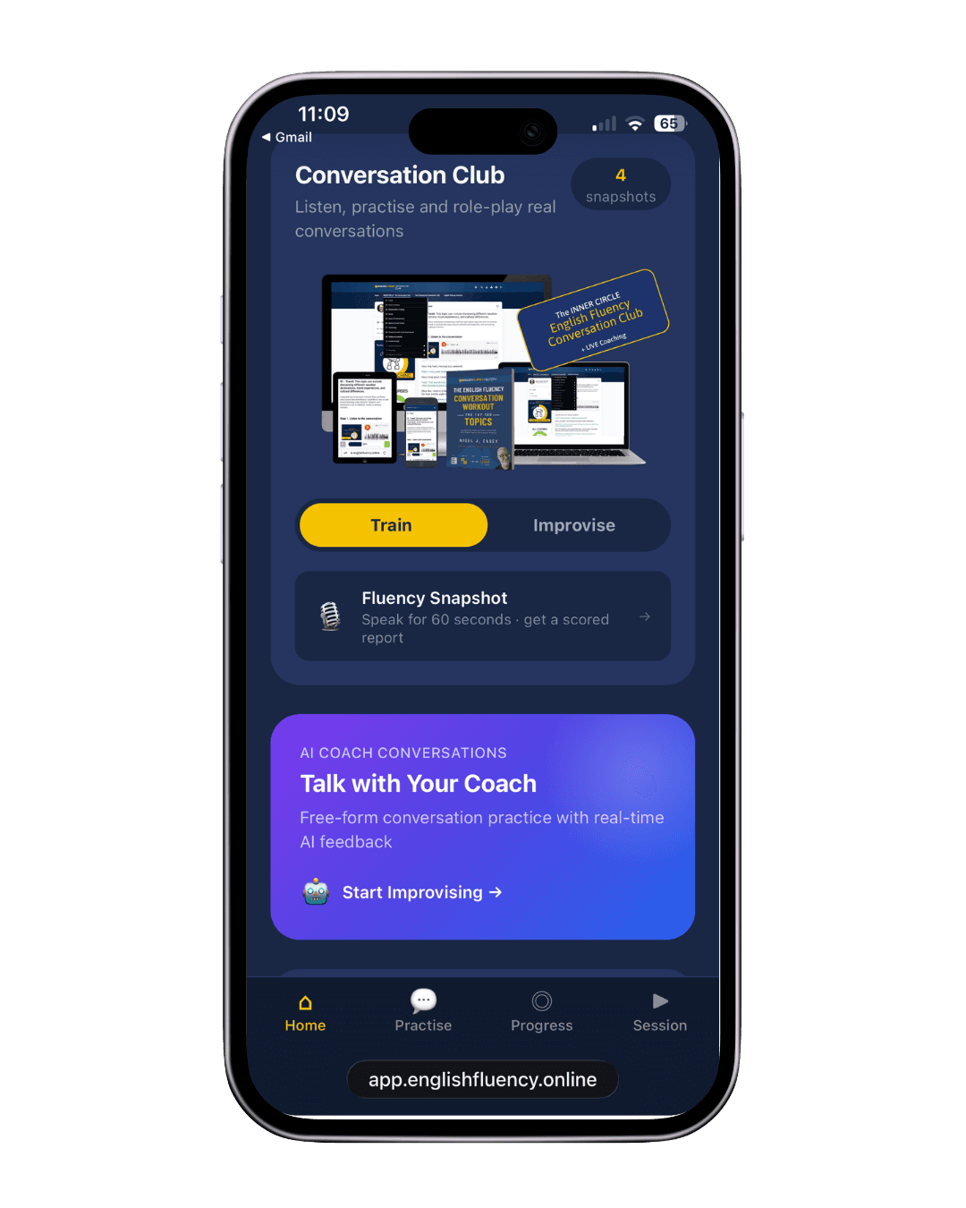 English Fluency Online app